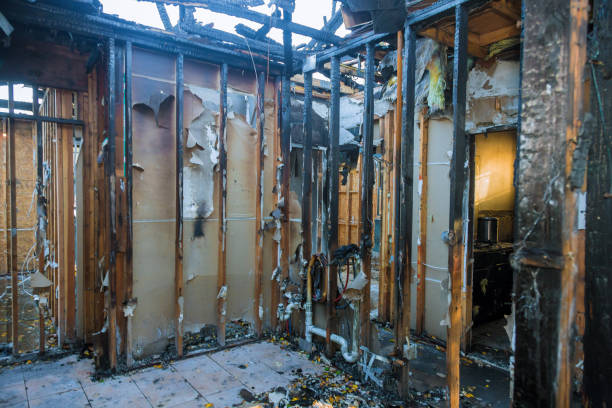 Professional Emergency Fire Cleanup technician working in Seven Lakes, NC